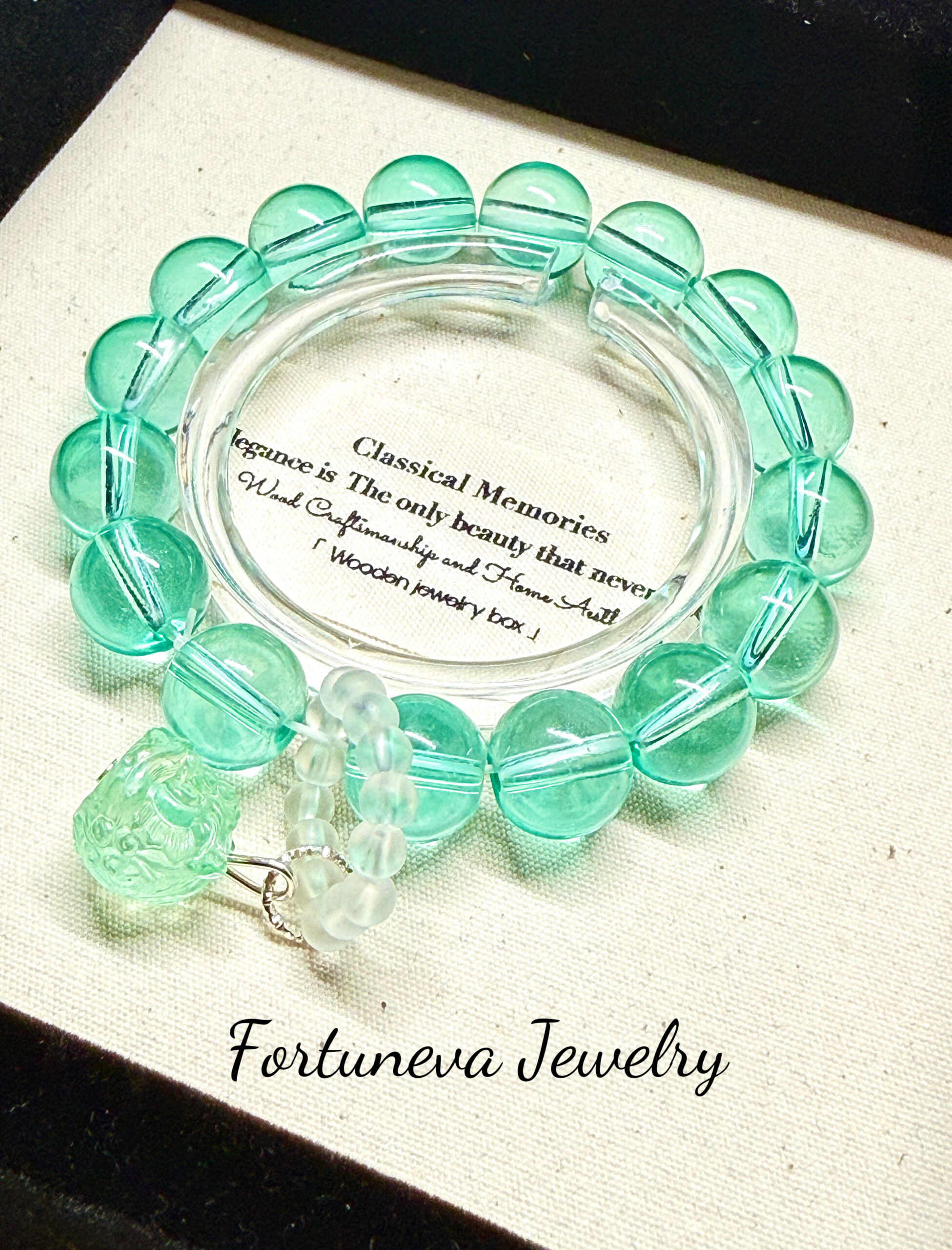 GREEN AVENTURINE CRYSTAL BRACELET - Image 4